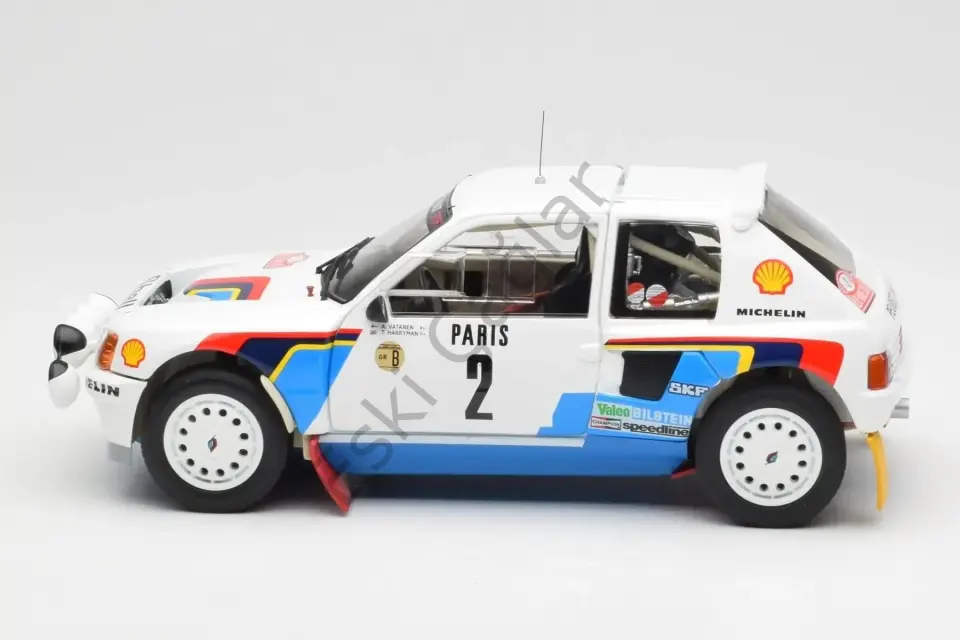 1:18 Norev Peugeot 205 T16 1985 Monte-Carlo Rally 2 Ari Vatanen