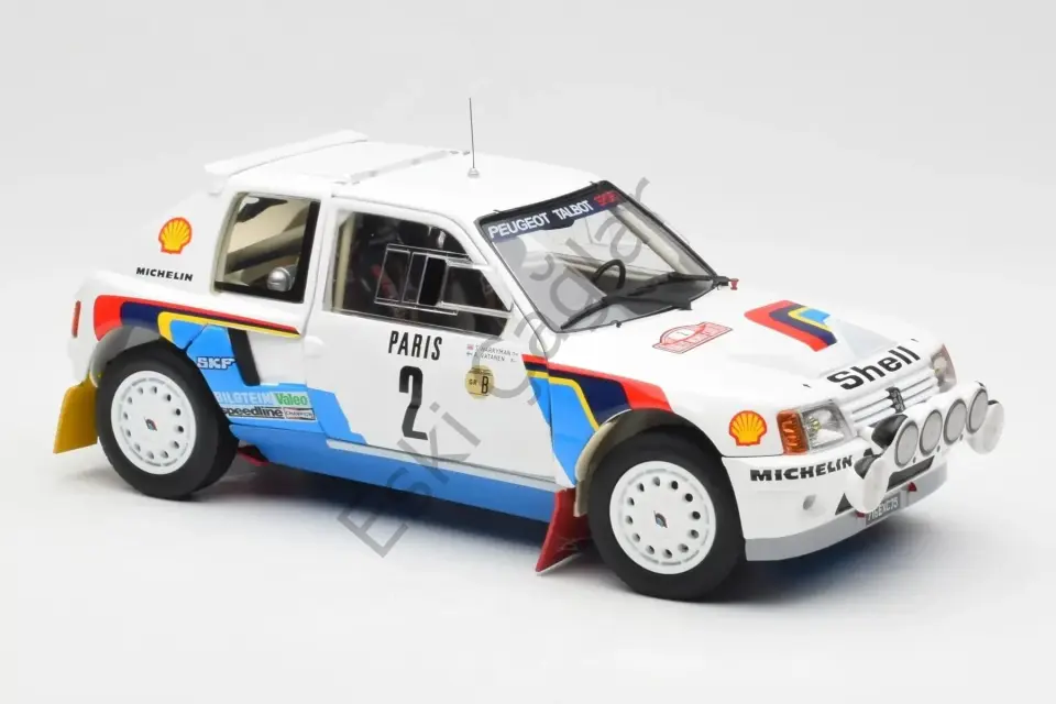 1:18 Norev Peugeot 205 T16 1985 Monte-Carlo Rally 2 Ari Vatanen