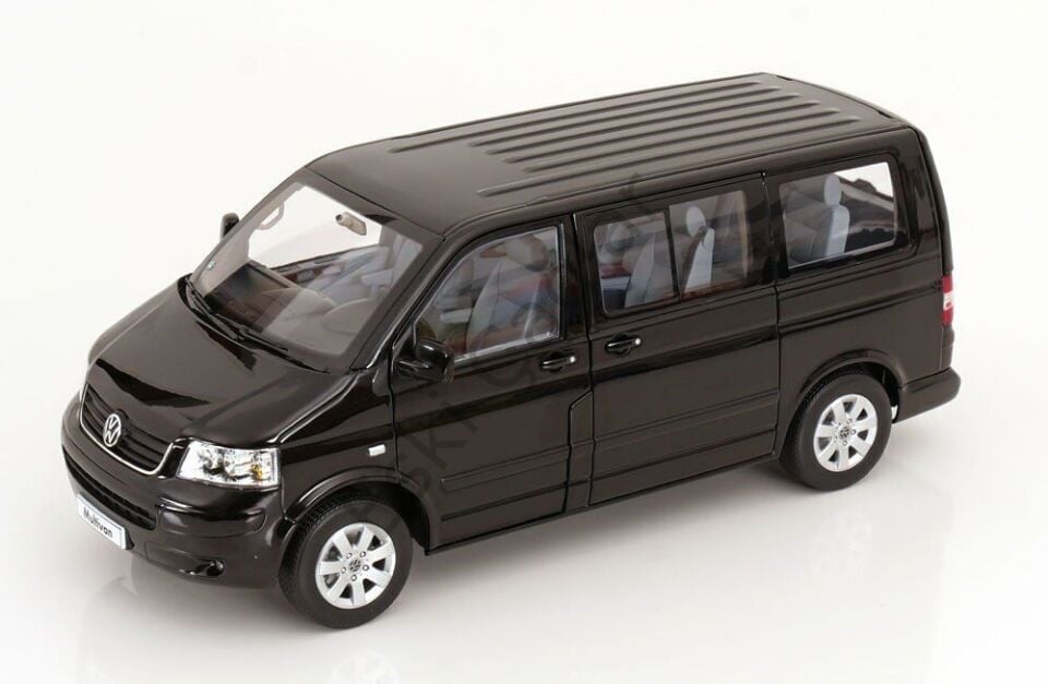 1:18 Norev Volksvagen T5 Multivan Minibus 2003 Black