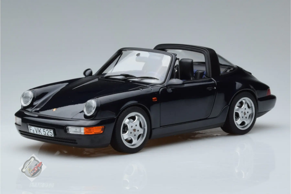 1:18 Norev 1991 Porsche 911 Carrera 4 Targa Dark Blue
