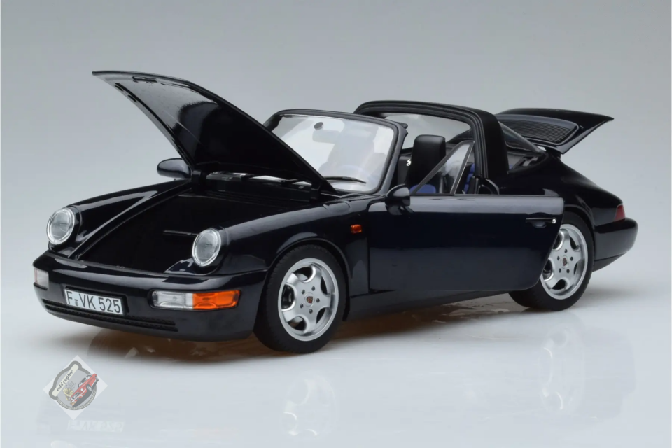 1:18 Norev 1991 Porsche 911 Carrera 4 Targa Dark Blue