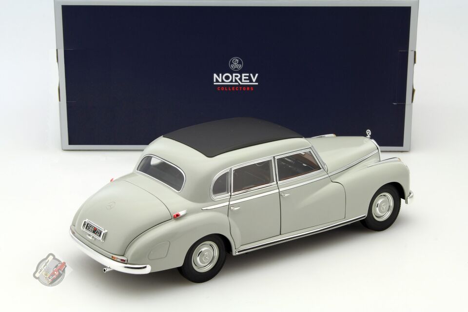 1.18 Norev Mercedes Benz 300 Limousine (W186) 1955 Grey Beige