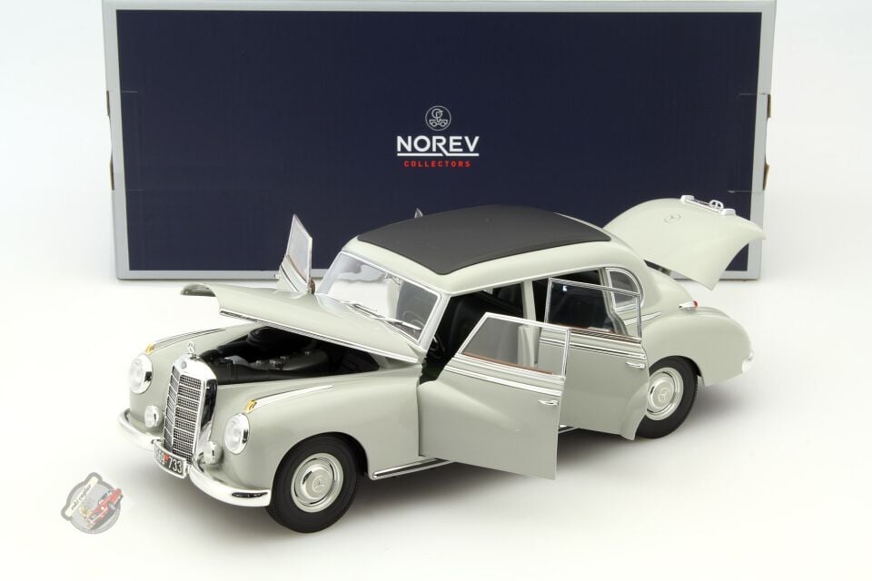 1.18 Norev Mercedes Benz 300 Limousine (W186) 1955 Grey Beige