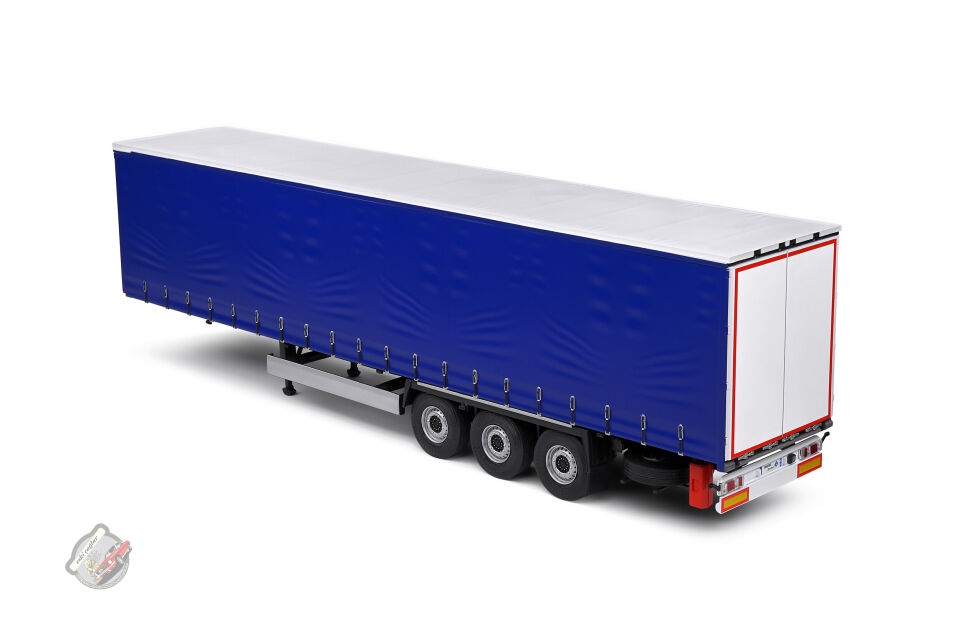 1:24 Solido Tarpaulin Trailer Blue