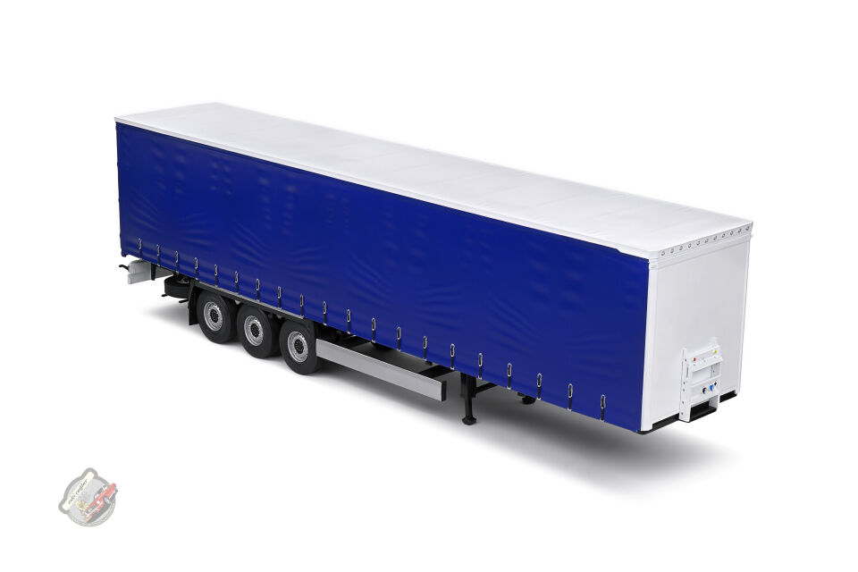 1:24 Solido Tarpaulin Trailer Blue