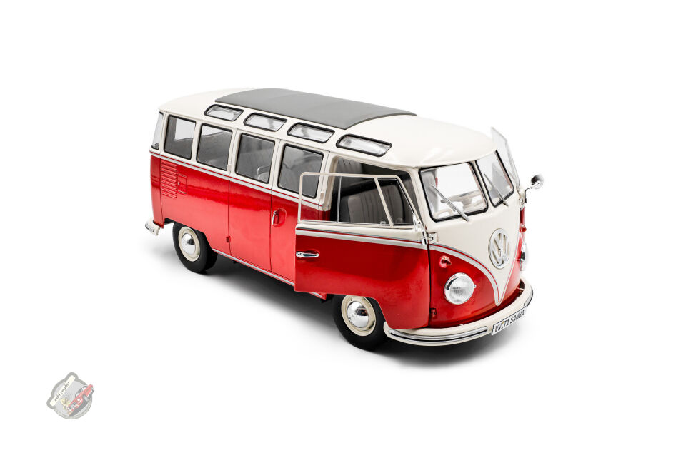 1:18 Solido Volkswagen T1 Samba Red / White 1962