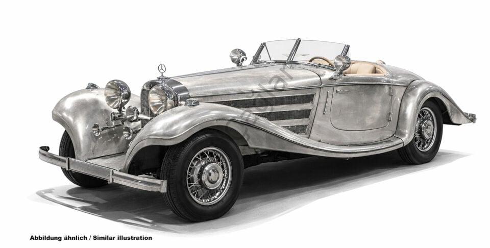 1:18 CMC Mercedes Benz 500K Spezial Roadster, Clear Finish Limited Edition 1500 pcs.