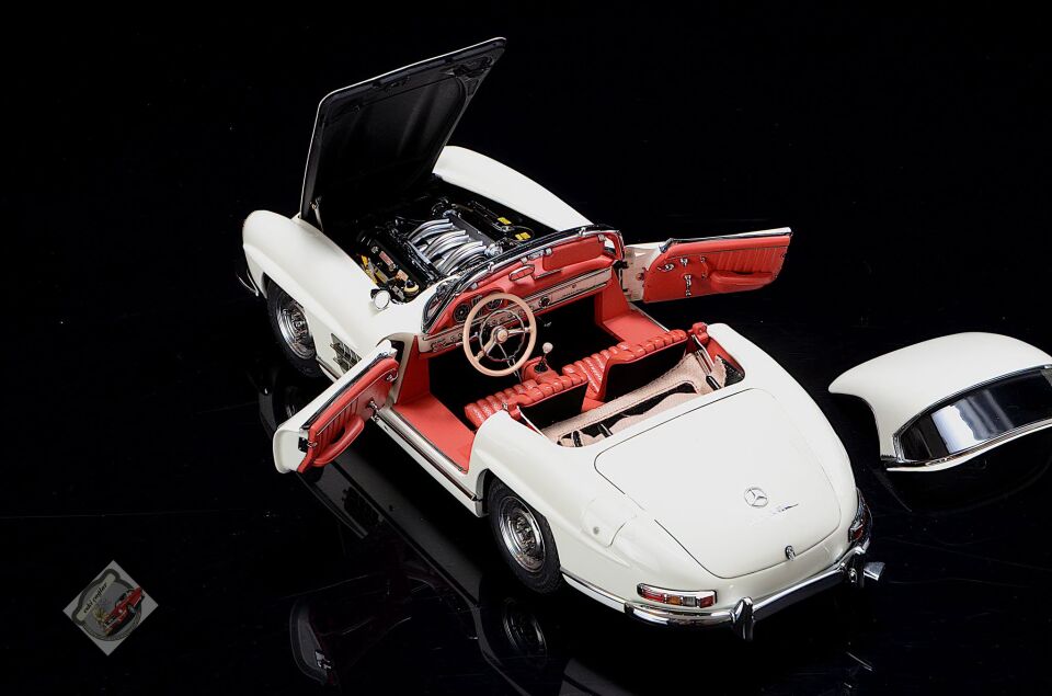 1:18 CMC Mercedes-Benz 300 SL, W198 HArdtop White Limited Edition