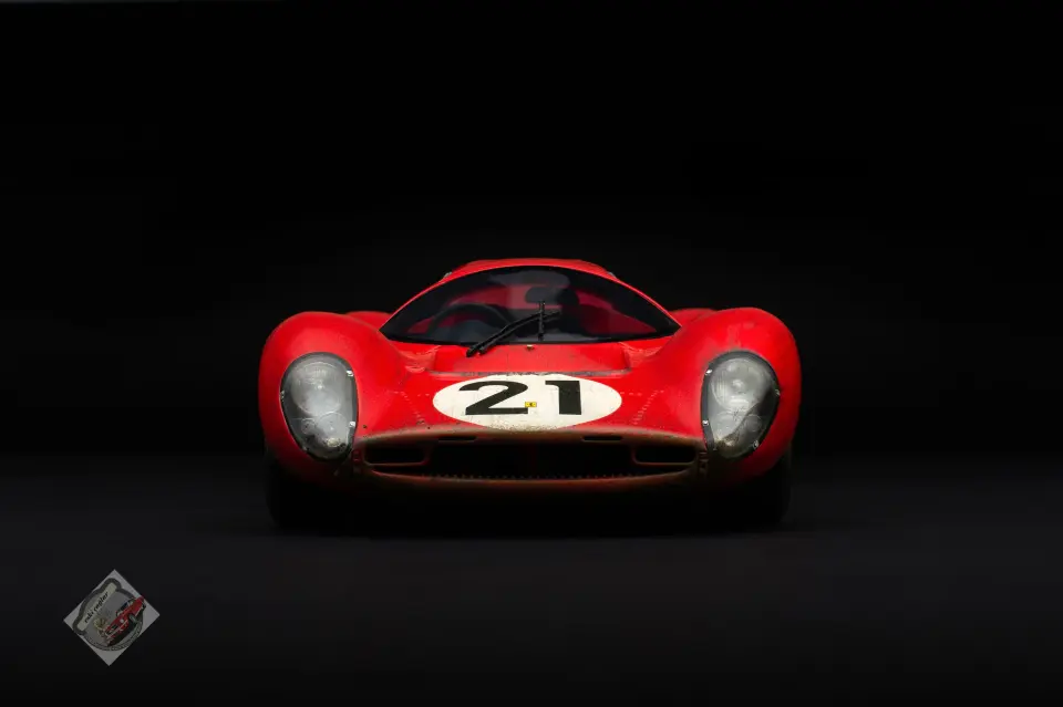 1:18 Amalgam Ferrari 330 P4 - 1967 Le Mans - Second Place - Race Weathered