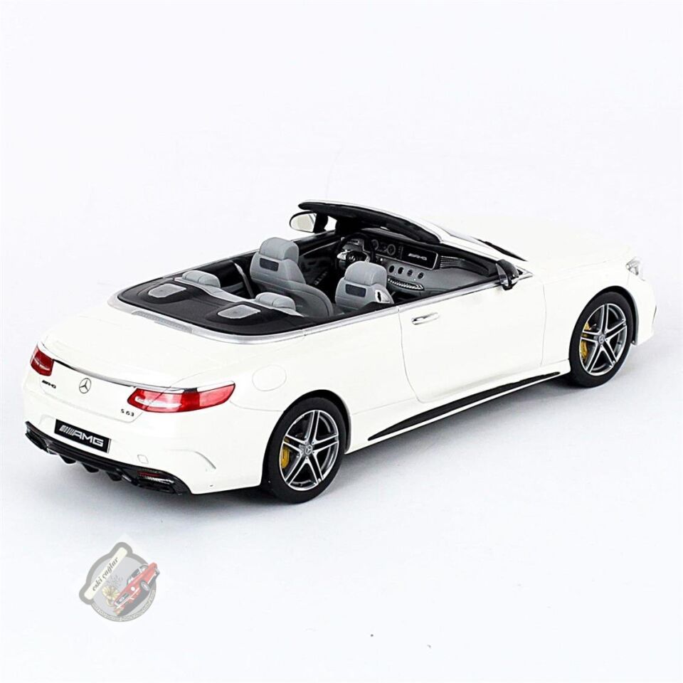 1:18 GT Spirit Mercedes Benz S Class S63 AMG Cabriolet Open 2017 White Bright
