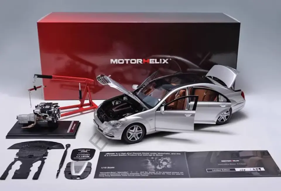 1:18 Motorhelix Mercedes-Benz S-Class S600L W221 (Silver)