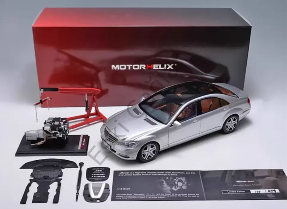 1:18 Motorhelix Mercedes-Benz S-Class S600L W221 (Silver)