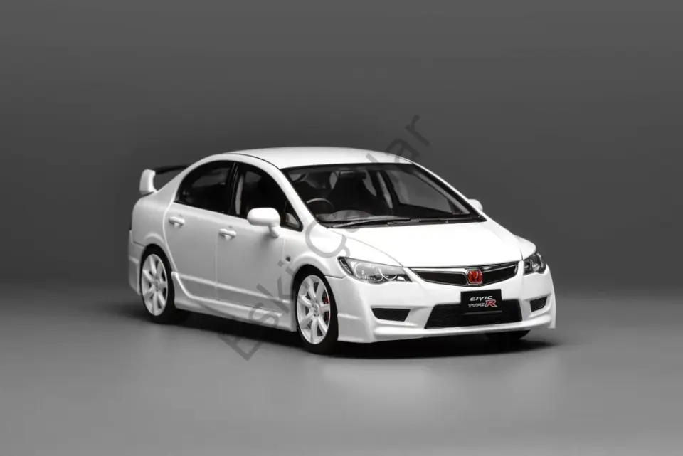 1:18 Motorhelix Honda Civic Type R FD2 2007 Facelift Premium White Pearl