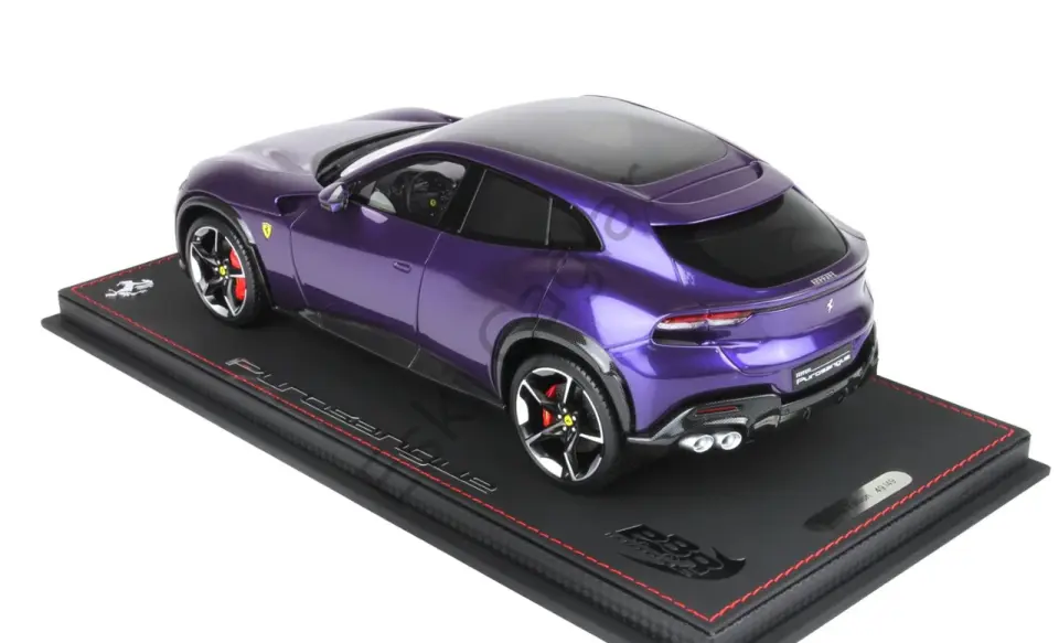 1:18 BBR MODEL Ferrari Purosangue Panoramic Viola Al Humaid