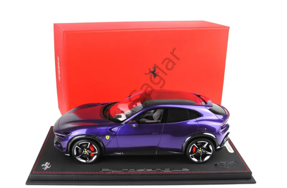 1:18 BBR MODEL Ferrari Purosangue Panoramic Viola Al Humaid
