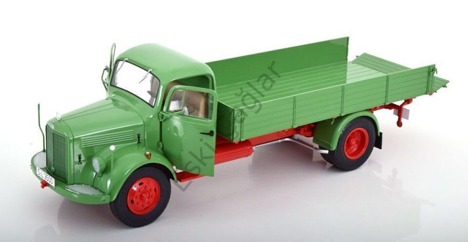 1:18 Schuco Mercedes Benz L3500Truck Telonato 1950 Green