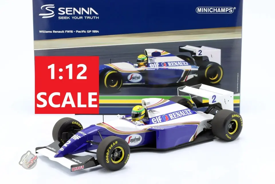 1:12 Minichamps Wİlliams Renault Elf FW 16 NO 2Japan Pasific GP 1994 Ayrton Senna