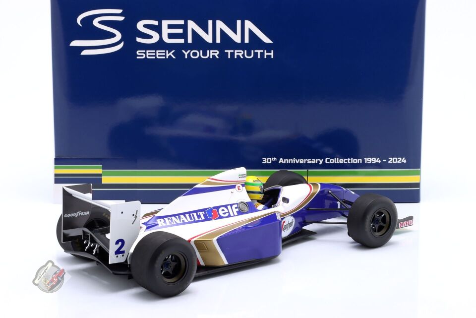 1:18 Minichamps Williams Renault F1 FW16 Team Rothmans 2 San Marino GP Dirty Version 1994 Aryton Senna