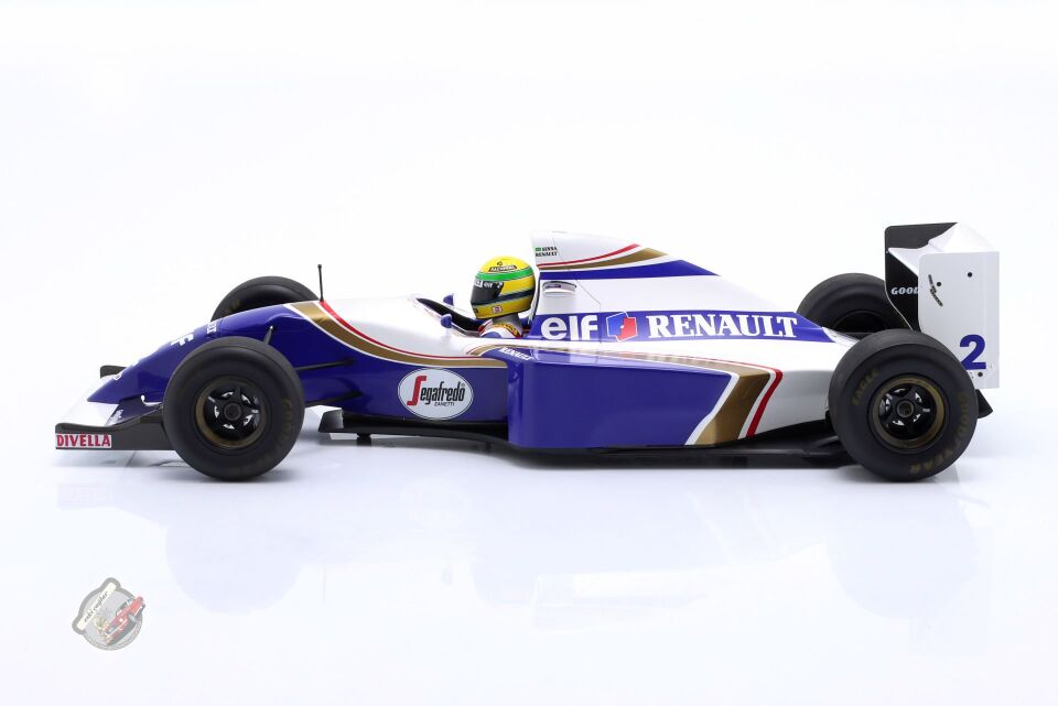 1:18 Minichamps Williams Renault F1 FW16 Team Rothmans 2 San Marino GP Dirty Version 1994 Aryton Senna