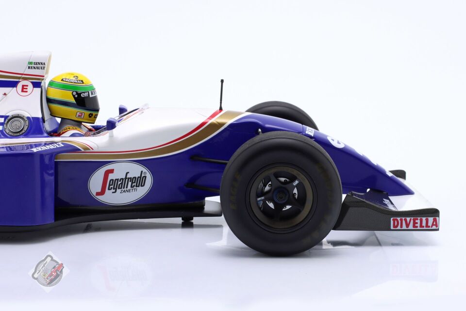 1:18 Minichamps Williams Renault F1 FW16 Team Rothmans 2 San Marino GP Dirty Version 1994 Aryton Senna