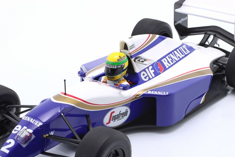 1:18 Minichamps Williams Renault F1 FW16 Team Rothmans 2 San Marino GP Dirty Version 1994 Aryton Senna