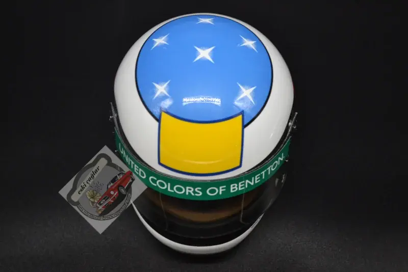 1:2 BELL HELMET Micheal Schumacher Belgium GP 1992 Kask