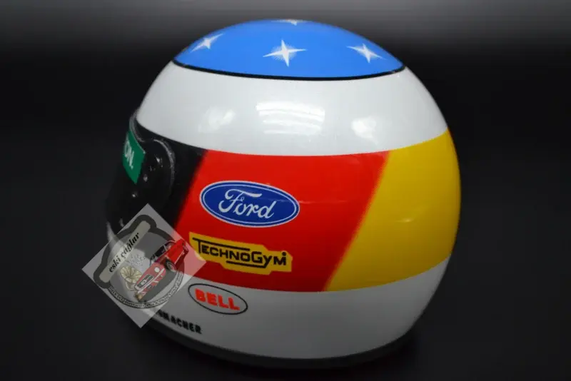 1:2 BELL HELMET Micheal Schumacher Belgium GP 1992 Kask