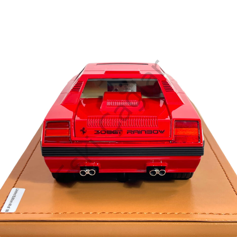 1:18 Tecnomodel 1976 Ferrari 308 GT Rainbow Rossa Corsa