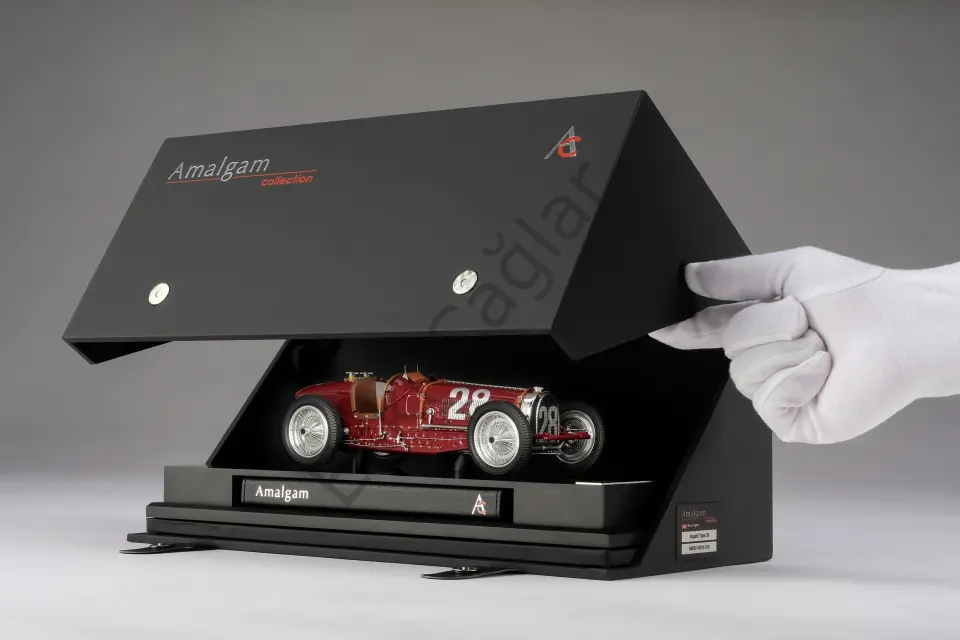 1:18 Amalgam Bugatti Typ 59 1934 Monaco Grand Prix Nuvolari