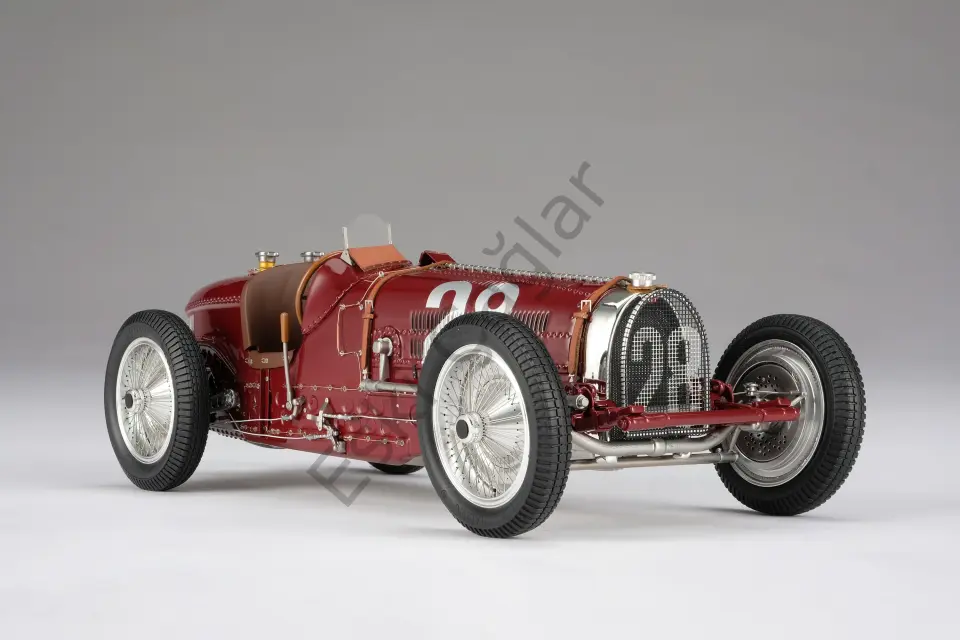 1:18 Amalgam Bugatti Typ 59 1934 Monaco Grand Prix Nuvolari
