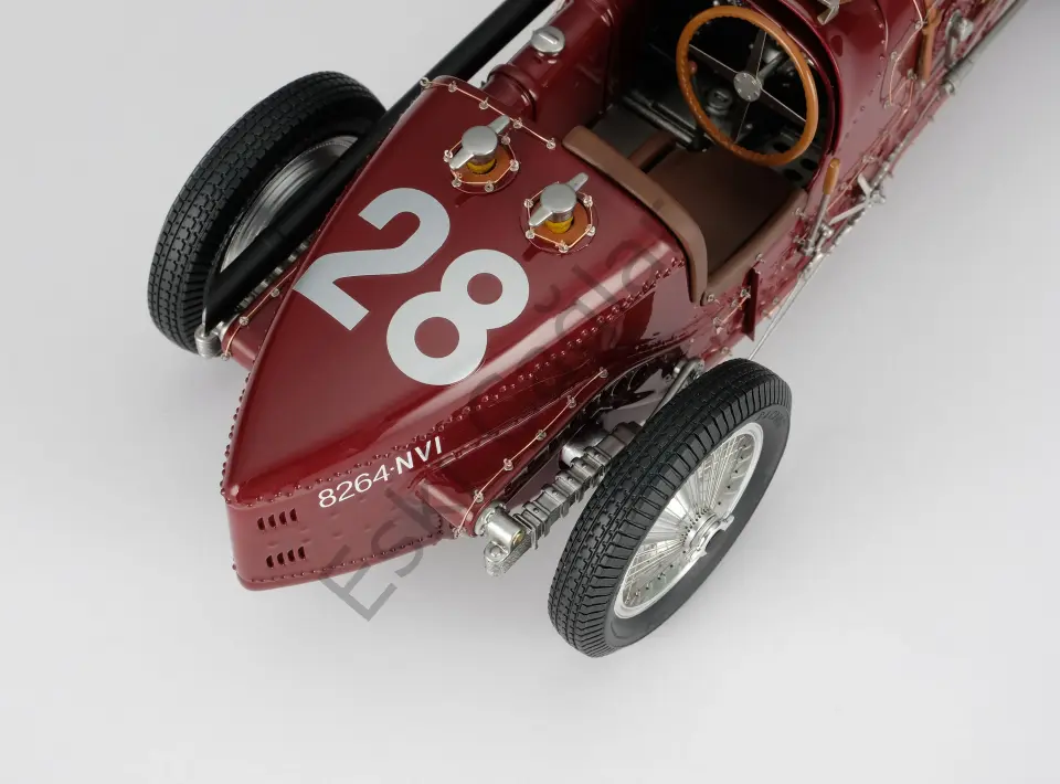 1:18 Amalgam Bugatti Typ 59 1934 Monaco Grand Prix Nuvolari