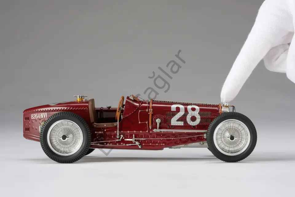1:18 Amalgam Bugatti Typ 59 1934 Monaco Grand Prix Nuvolari