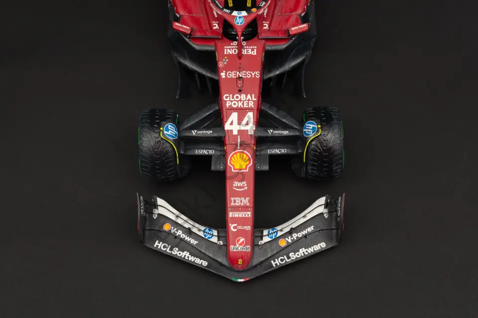 1:18 Amalgam Ferrari SF-25 Avustralya Grand Prix Lewis Dirty Version