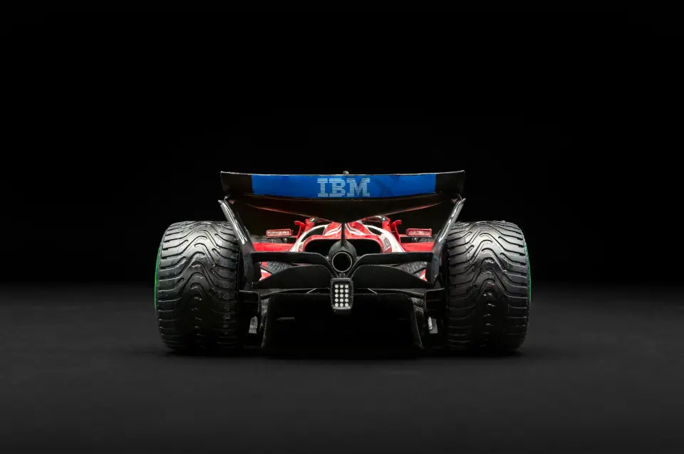 1:18 Amalgam Ferrari SF-25 Avustralya Grand Prix Lewis Dirty Version