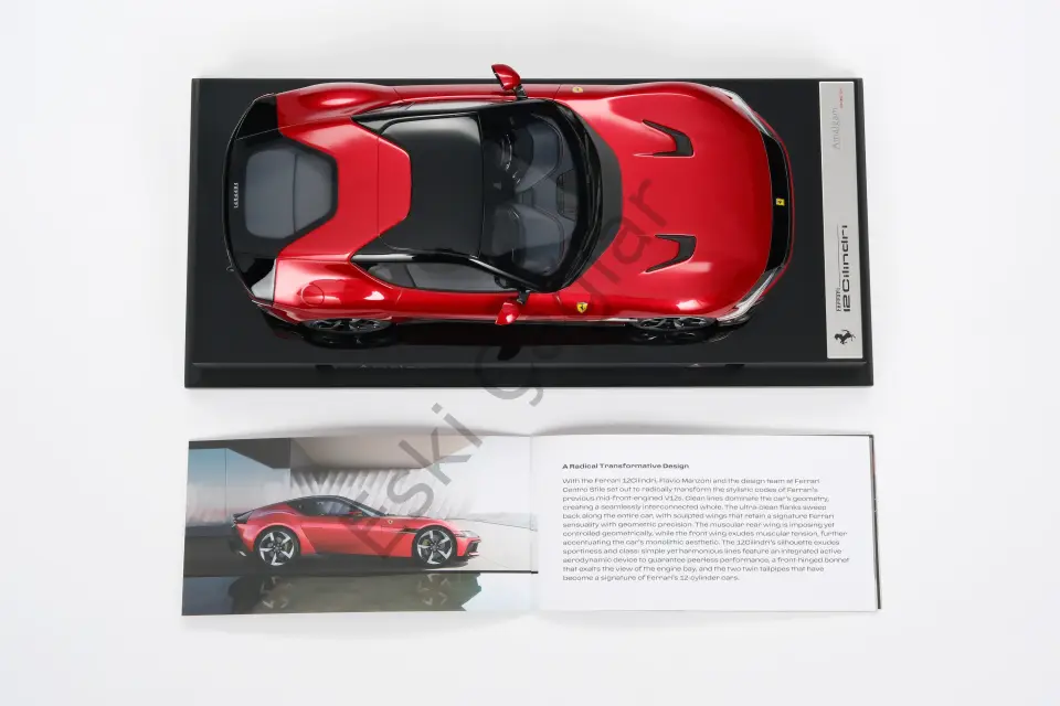1:18 Amalgam Ferrari 12Cilindri (2024) Rossa İmola