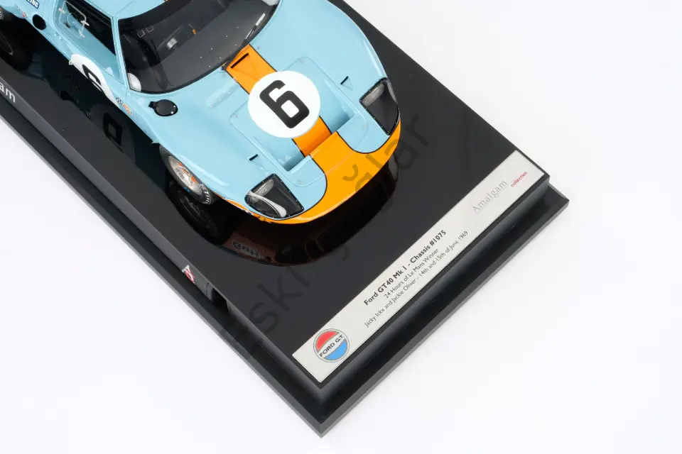 1:18 Amalgam Ford Gt40 1969 LeMans Winner