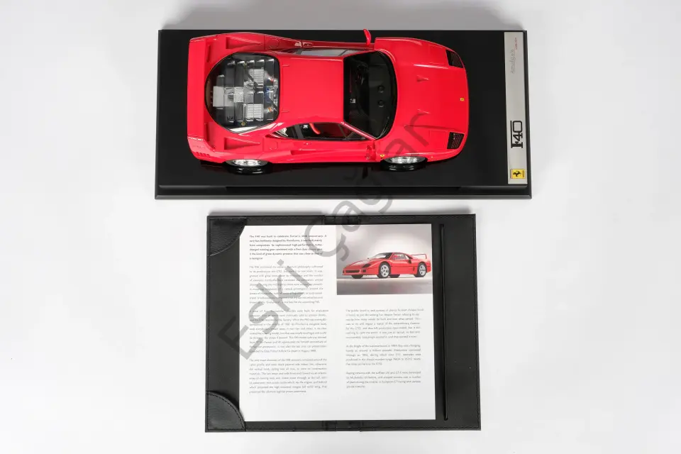 1:18 Amalgam Ferrari F40 - Rosso Corsa (ÖN SİPARİŞ)