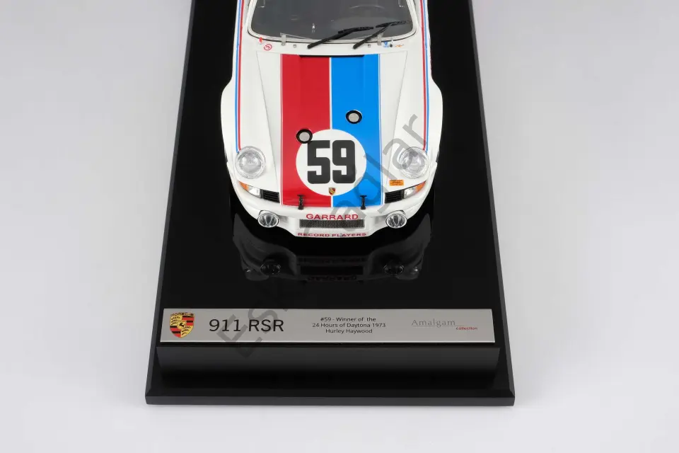 1:18 Amalgam Porsche 911RSR (1973) 2.8 Brumos Winner Daytona 1973 #59 (Ön Sipariş)