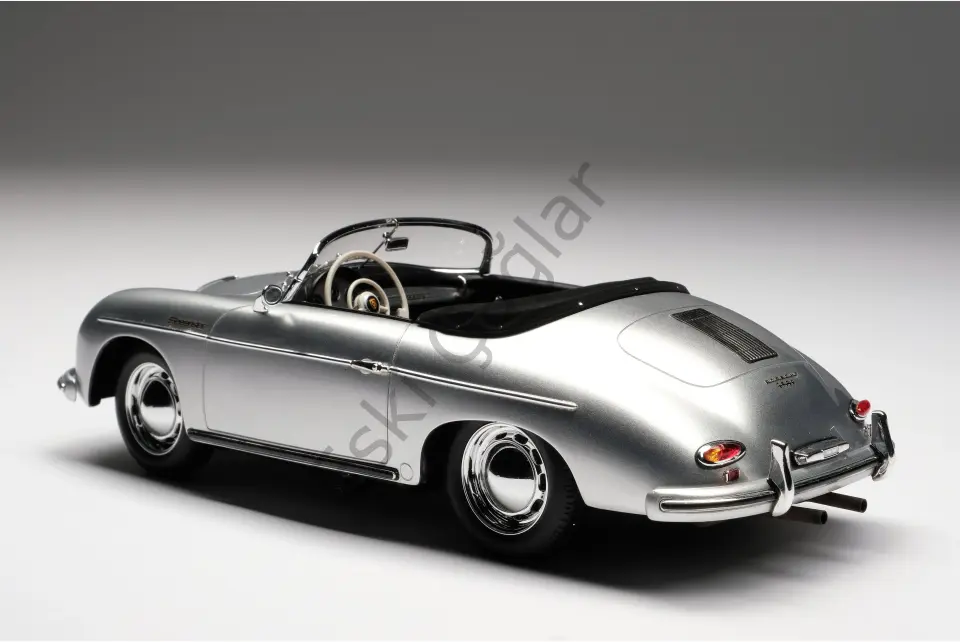 1:18 Amalgam Porsche 356 A Speedster Silver (Ön Sipariş)