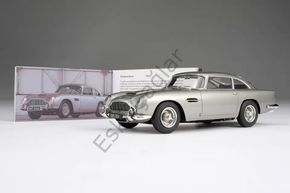 1:18 Amalgam  Aston Martin DB5 Vantage Silver (Ön Sipariş)