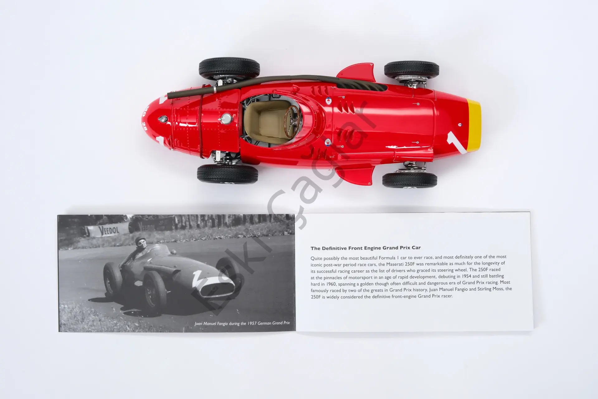 1:18 Amalgam Maserati 250F - GP Germany 1957 - Juan Manuel Fangio (Ön Sipariş)
