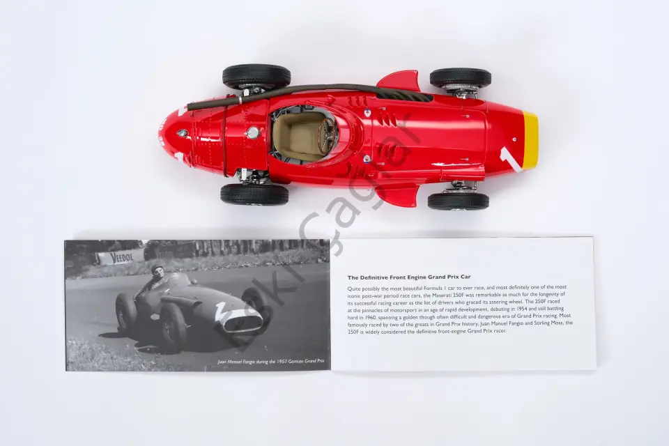 1:18 Amalgam Maserati 250F - GP Germany 1957 - Juan Manuel Fangio (Ön Sipariş)