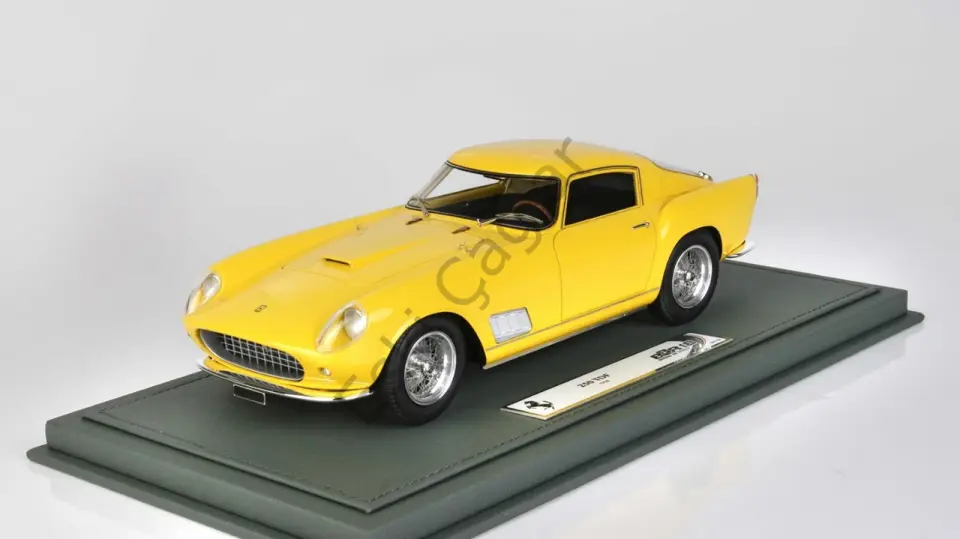 1:18 BBR Models Ferrari 250 GT Competizione Faired Headlight (Yellow) 120 Limits (Ön Sipariş)
