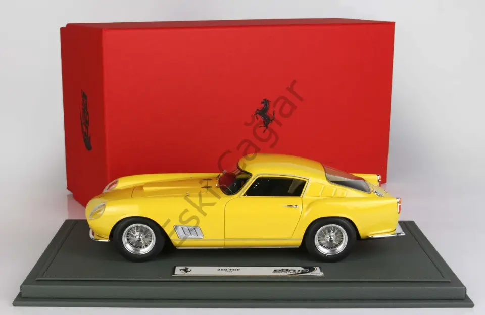 1:18 BBR Models Ferrari 250 GT Competizione Faired Headlight (Yellow) 120 Limits (Ön Sipariş)