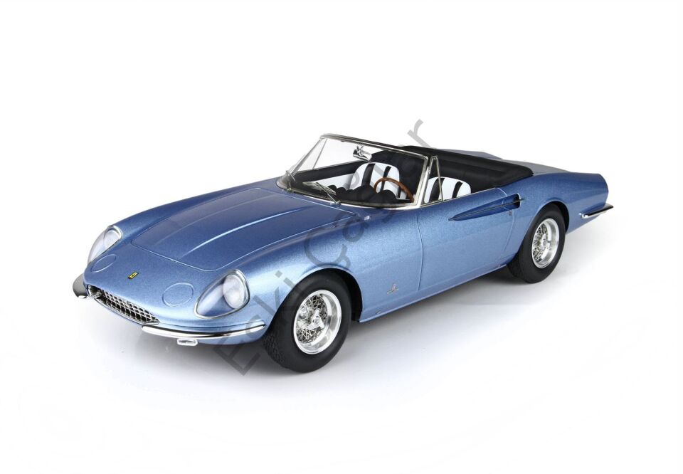 1:18 BBR Models 966 Ferrari 365 California Geneva Motor Show S/N 08347 Metallic Blue