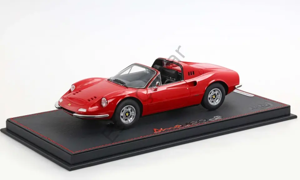 1:18 BBR Models 1972 Ferrari Dino 246 GTS Show Car Rosso Corsa 322 Red 246 Limits (Ön Sipariş)