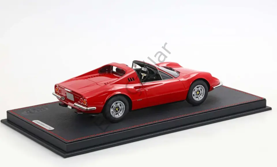 1:18 BBR Models 1972 Ferrari Dino 246 GTS Show Car Rosso Corsa 322 Red 246 Limits (Ön Sipariş)