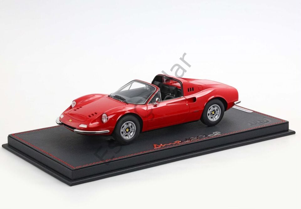 1:18 BBR Models 1972 Ferrari Dino 246 GTS Show Car Rosso Corsa 322 Red 246 Limits