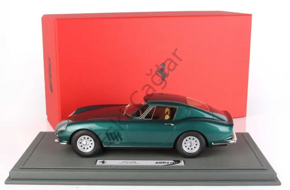 1:18 BBR Model 1964 Ferrari 275 GTB Paris Autoshow Dark Green 200 Limits (Ön Sipariş)