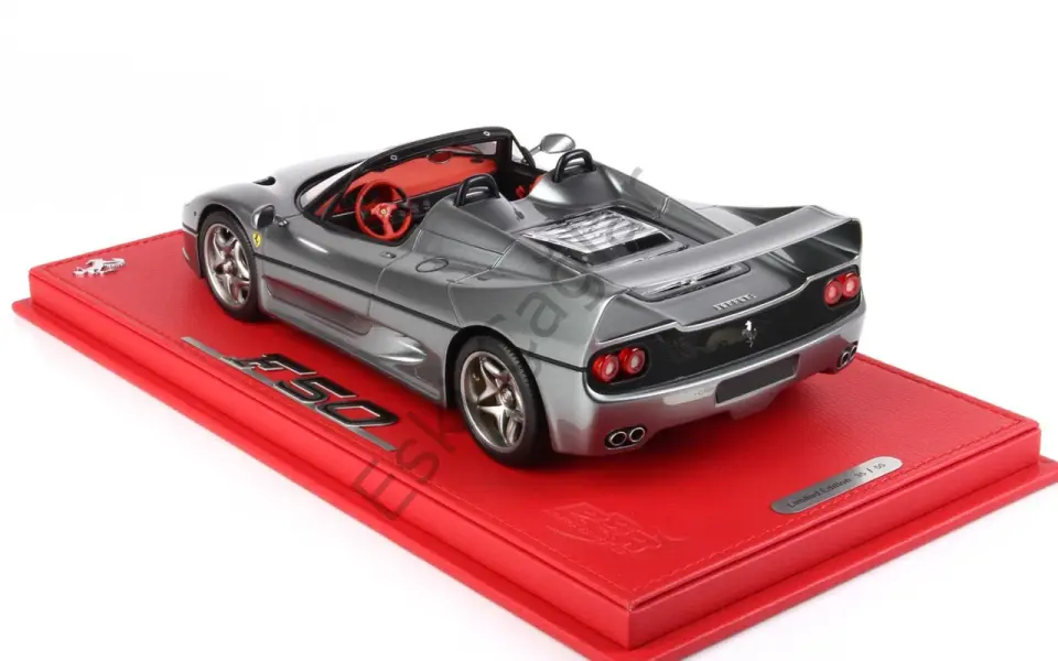 1:18 BBR Model 1995 Ferrari F50 Coupe Spider Metallic Iron Grey 50 Limits (Ön Sipariş)